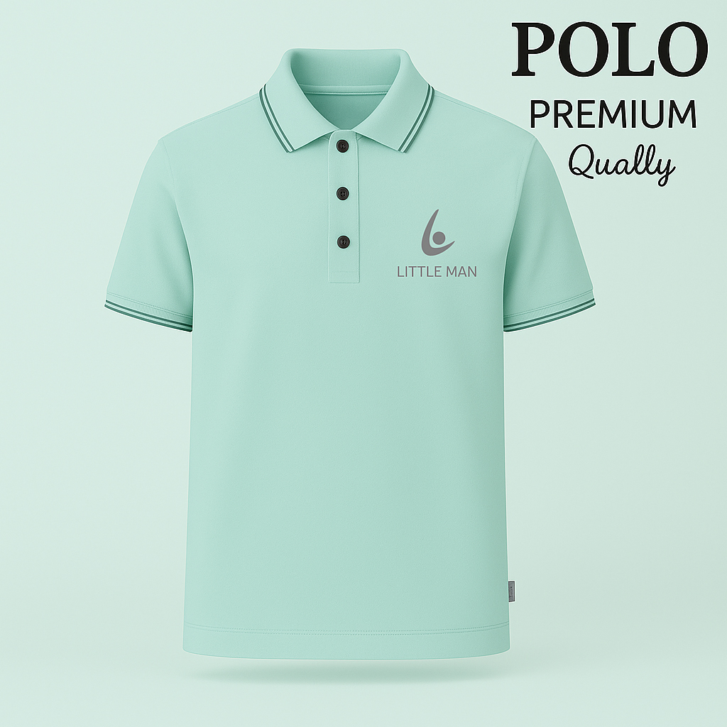 Little-Man-Mint-Green-Polo-T-Shirt