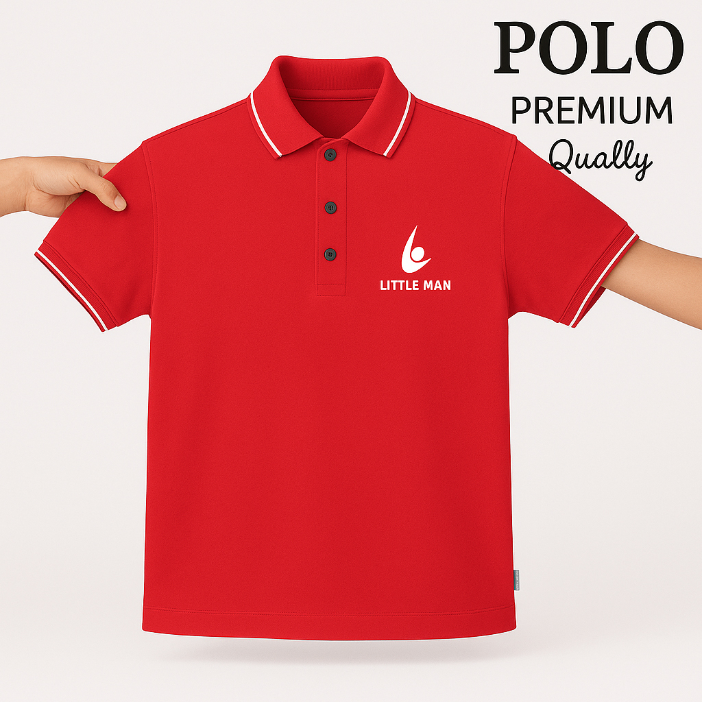 Little-Man-Red-Polo-T-Shirt